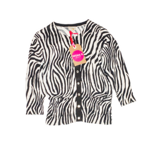 Karen Millen Zebra Print Knit Top - IWONA-B