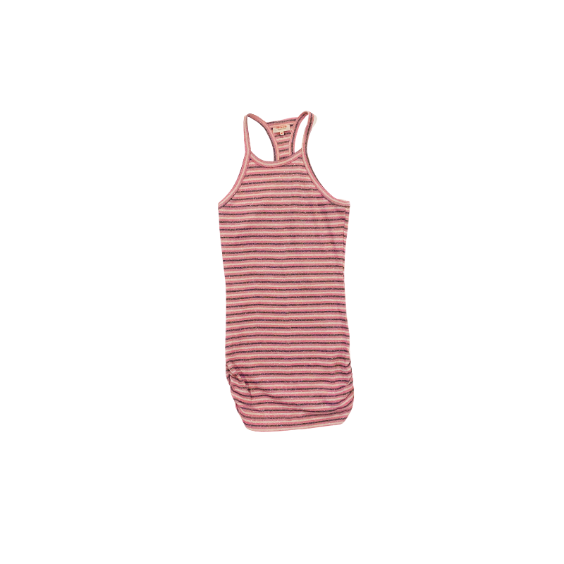 Miss Sixty Collection Striped Vest Pink Black Grey - IWONA-B