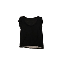 Load image into Gallery viewer, No Label Short Sleeved Top Black - IWONA-B

