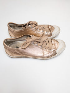 Deuce sneakers in metallic rose gold - IWONA-B